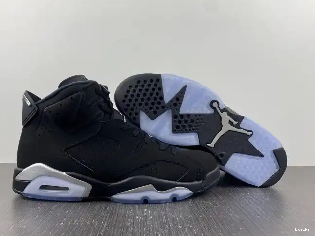 Rep TBK DX2836-001 Metallic Jordan Air 6 Silver 0509
